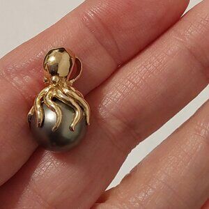 TAHITIAN PEARL OCTOPUS GOLD FROM HONOLULU JEWELRY STORE 2002